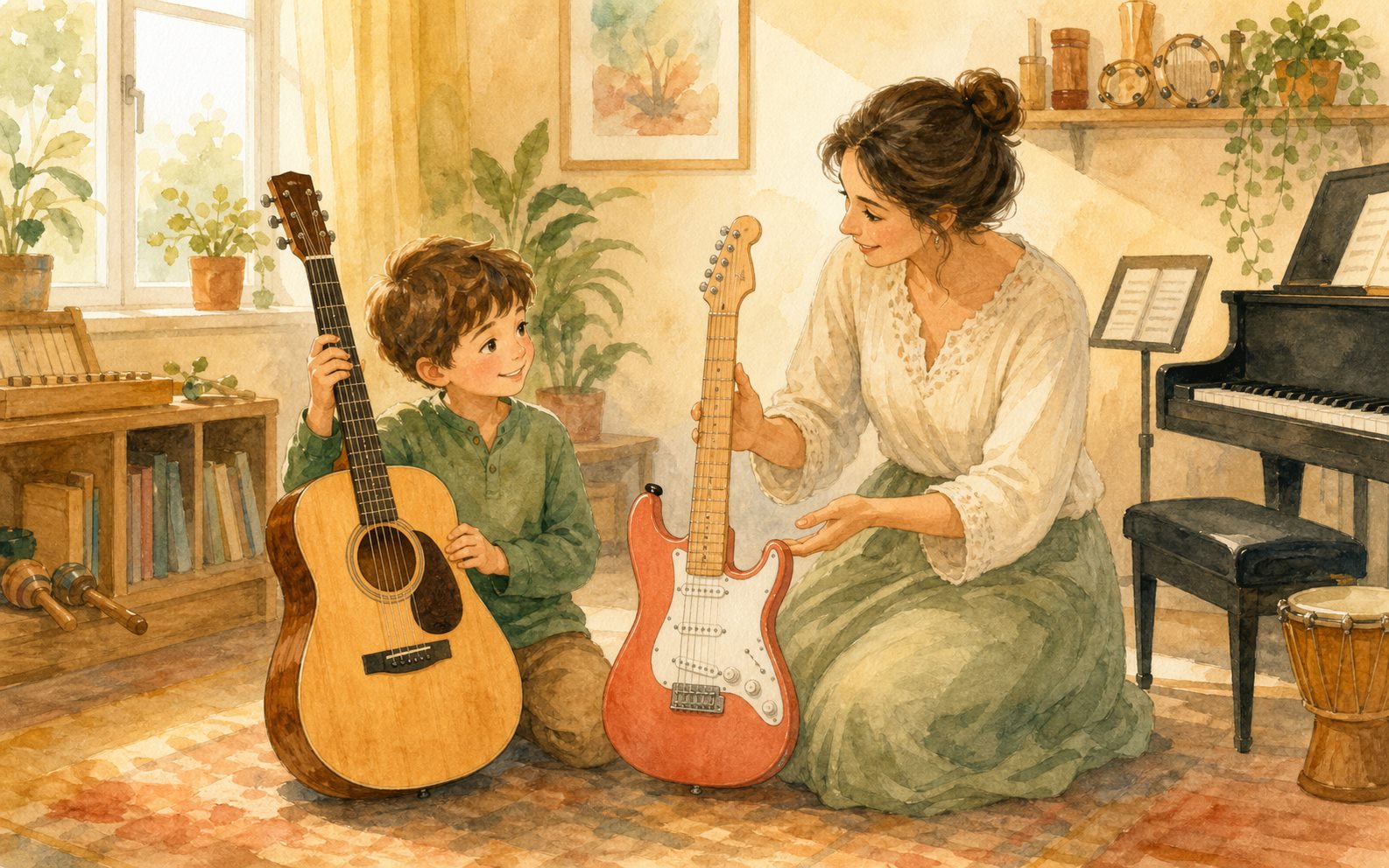 Gitarre bei Rasselband